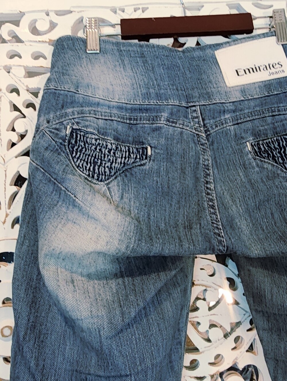 EMIRATES JEANS SKINNY DISTRESS WOMENS SIZE 40 - Picture 10 of 11